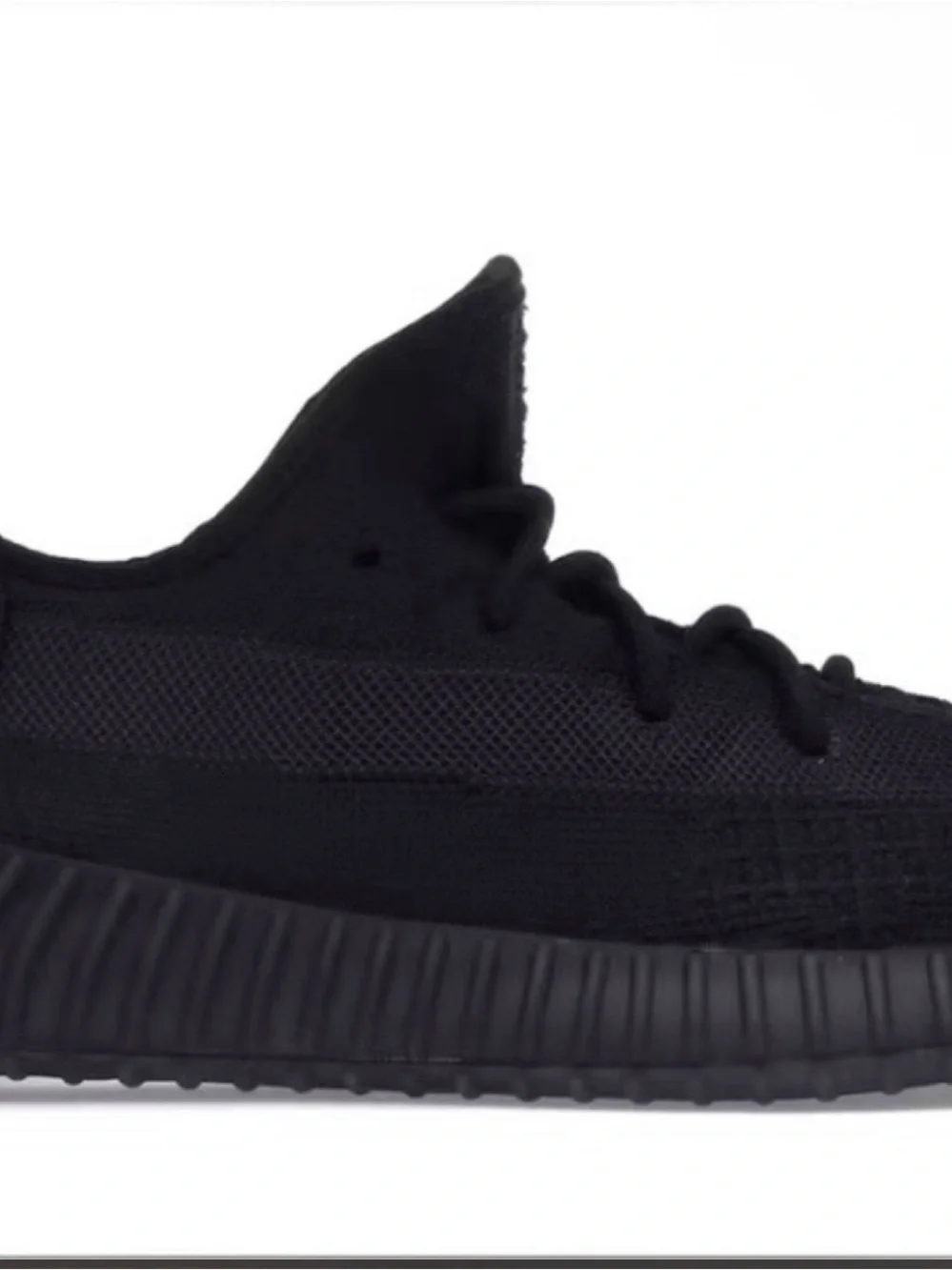 Black Adidas Yeezy 350 V2 Sneakers